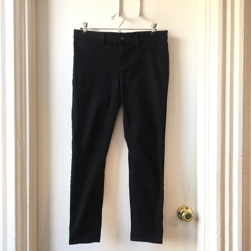 J Brand 835 skinny ankle crop capri jeans black 28 mid rise - Picture 2 of 8